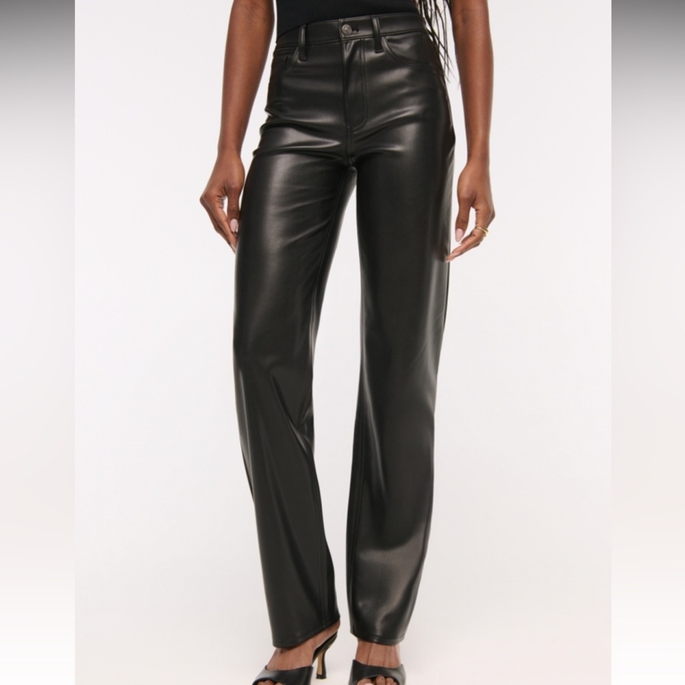 Abercrombie & Fitch Vegan Leather Pant